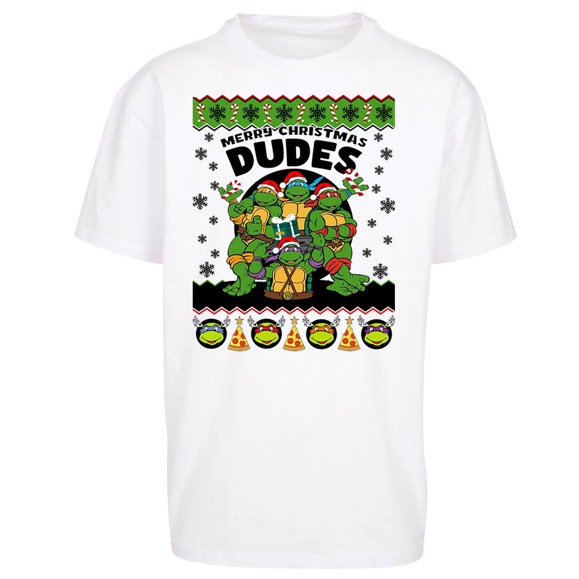 Ninja Turtles Christmas Oversized T Shirt