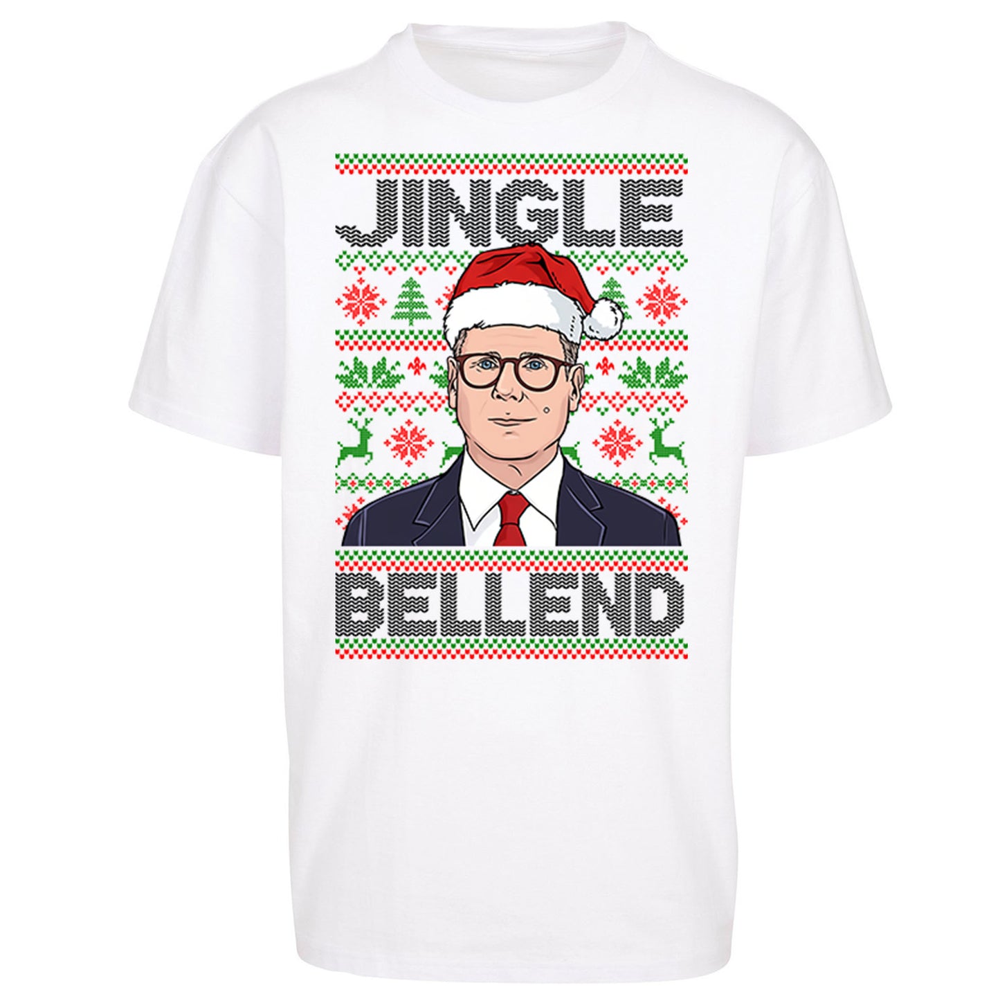 Keir Starmer Jingle Bell End Oversized T Shirt