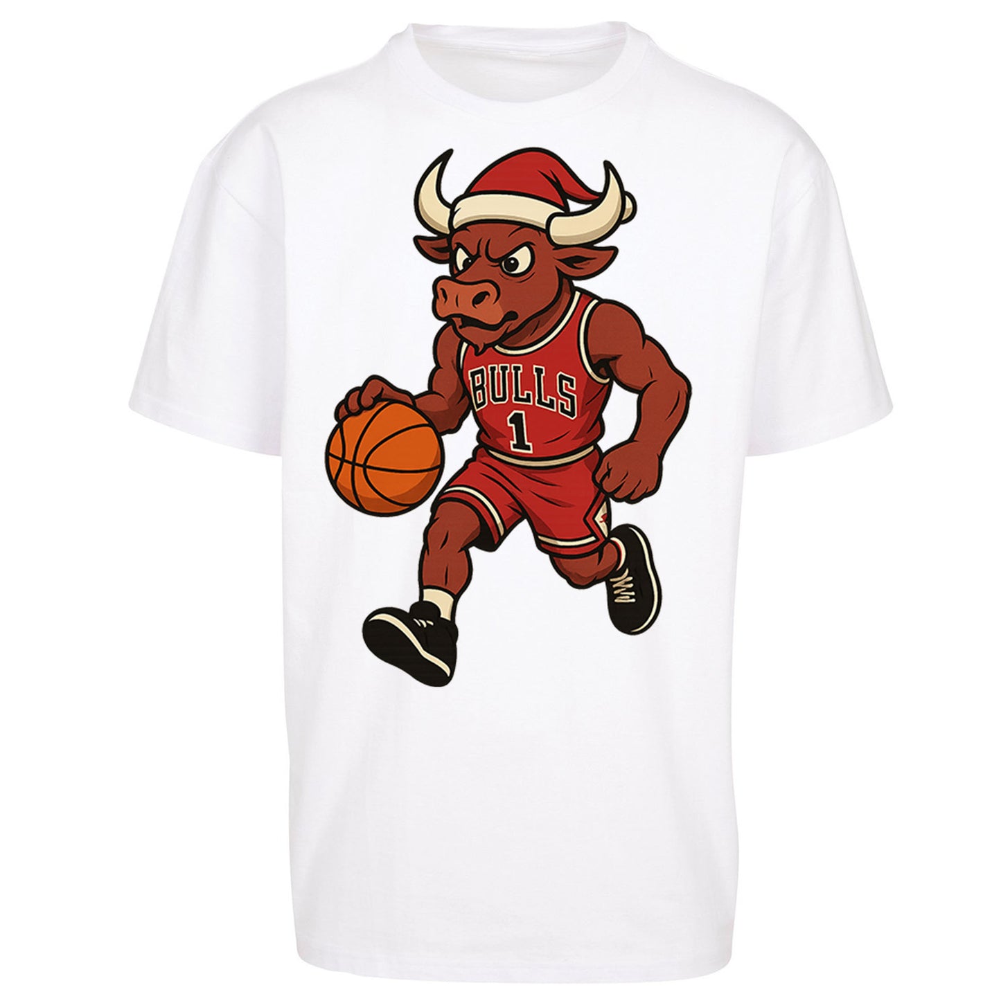 Chicago Bulls Christmas Oversized T Shirt
