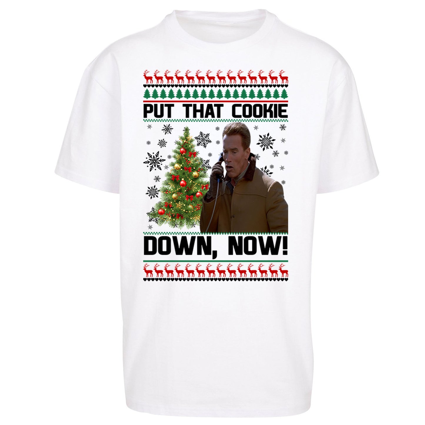 Arnie Christmas Oversized T Shirt