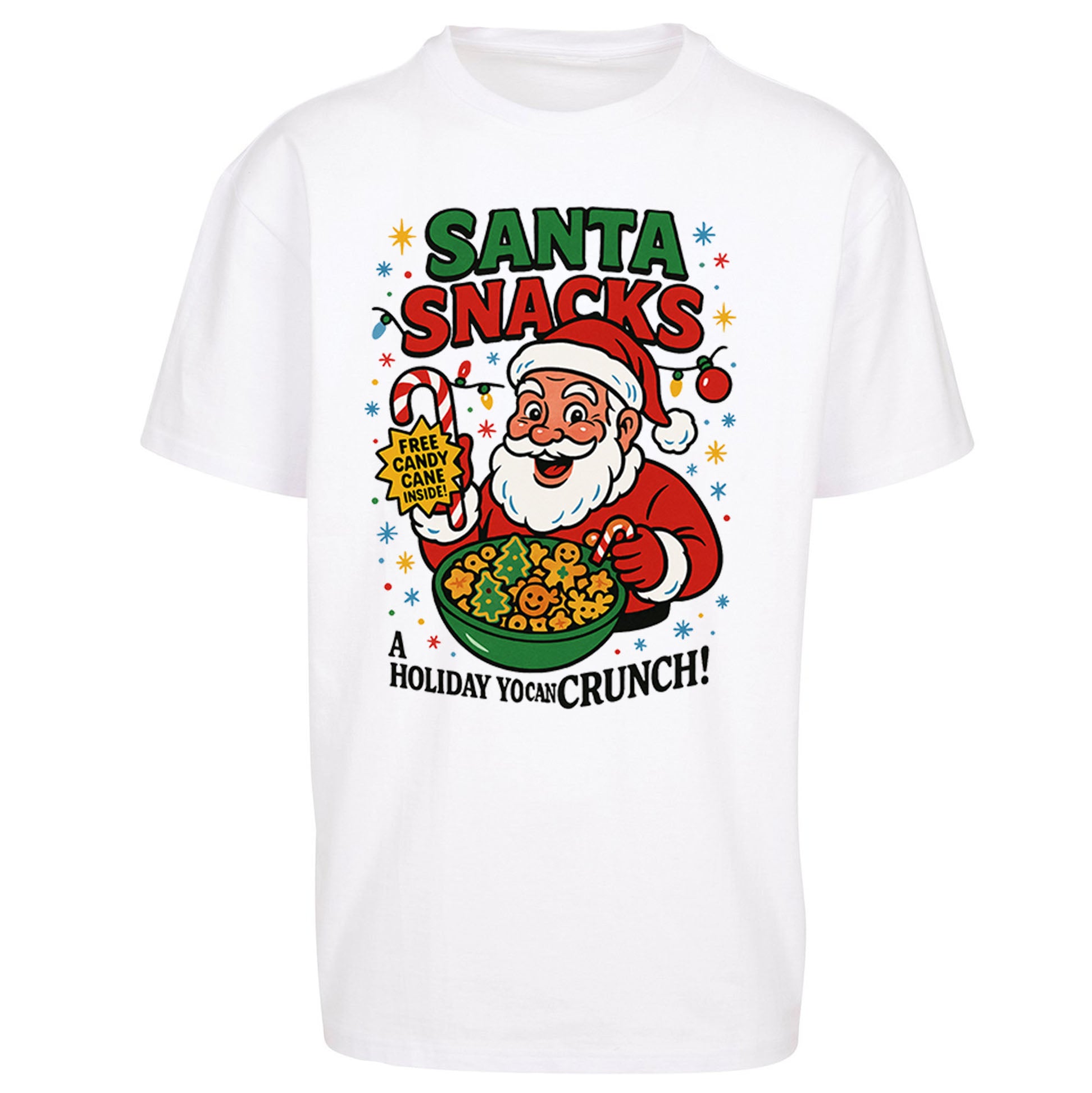 Santa Crunch Oversized T Shirt