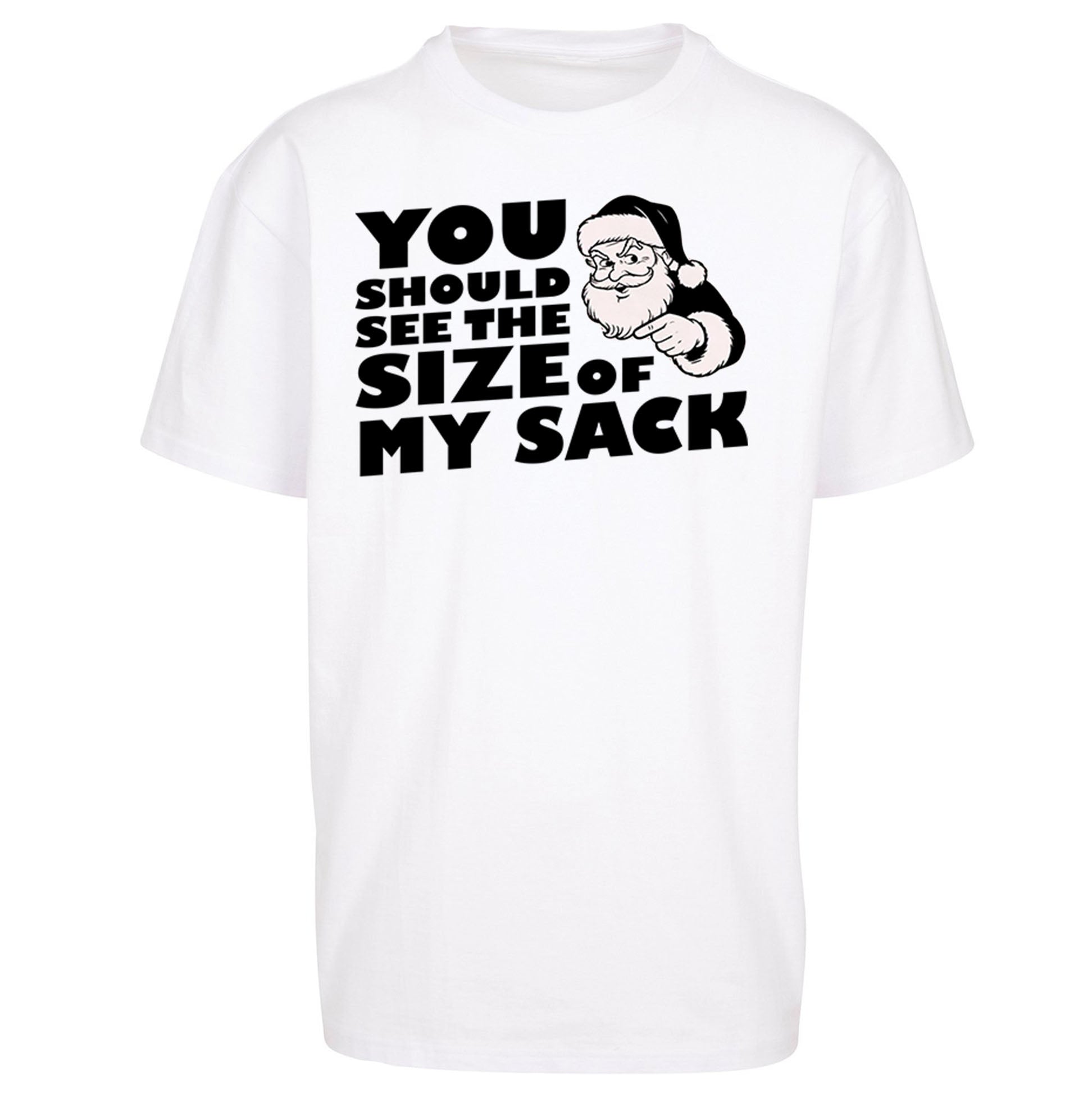 Santas Sack Oversized T Shirt