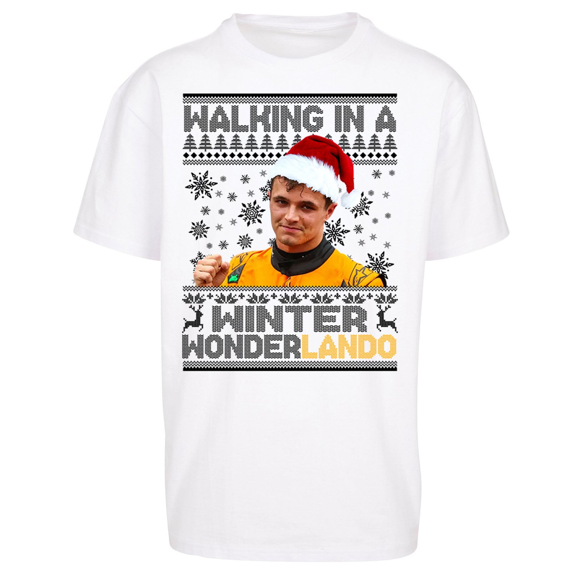 Lando Norris Christmas Oversized T Shirt