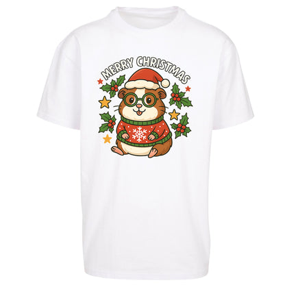 Guinea Pig Christmas Oversized T Shirt
