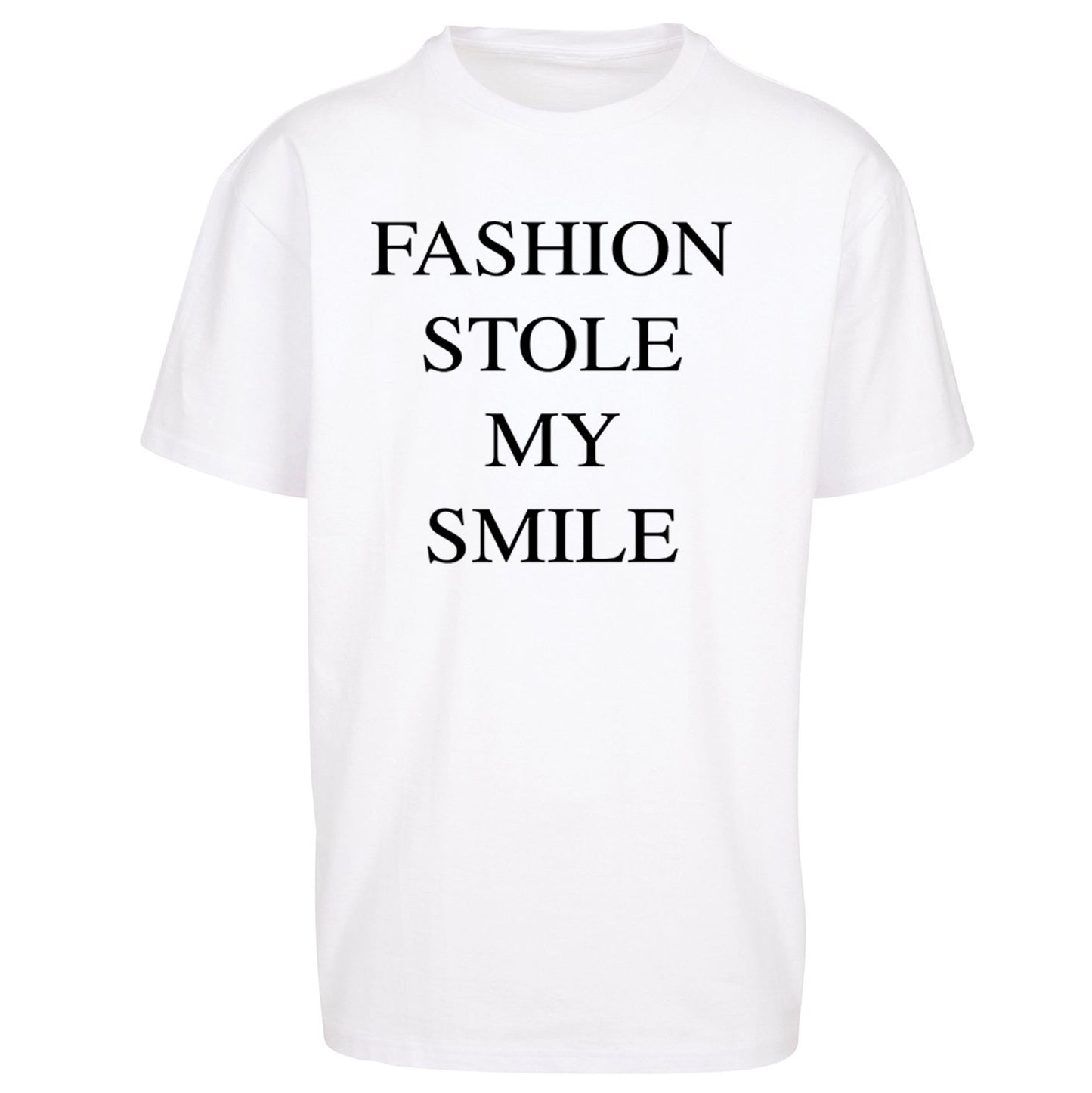 Fashion Stole My Smile Oversized T Shirt
