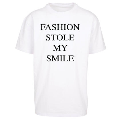 Fashion Stole My Smile Oversized T Shirt