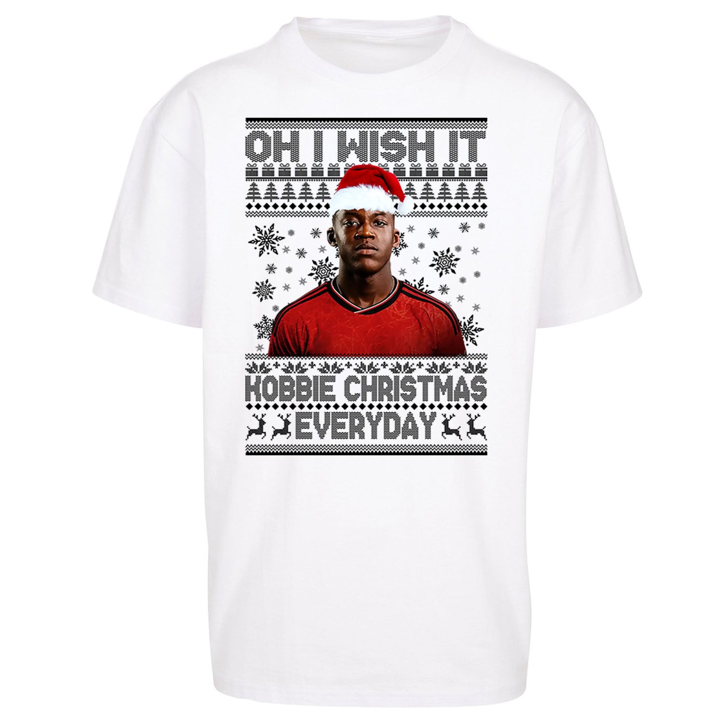 Kobbie Mainoo Christmas Oversized T Shirt