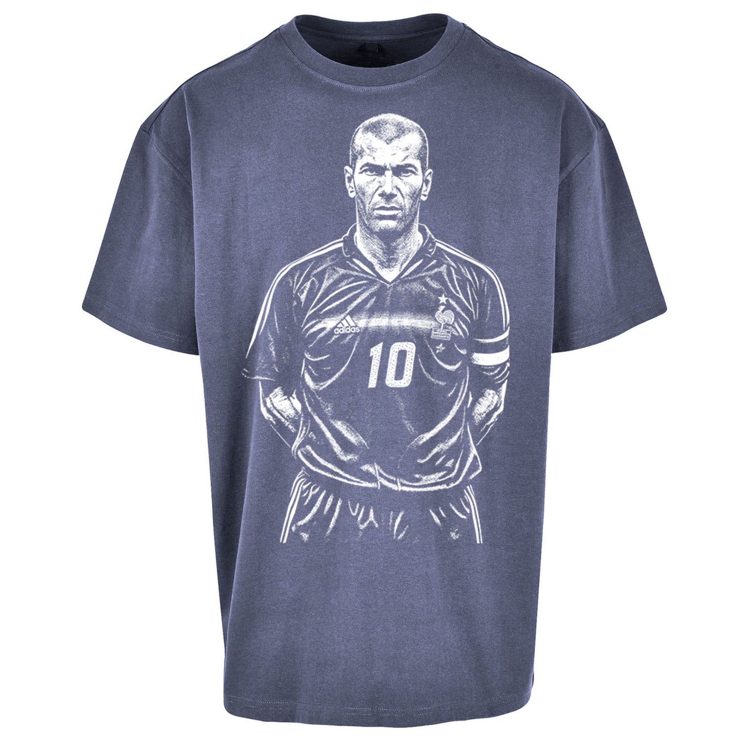 Zidane France 10 Oversized T Shirt
