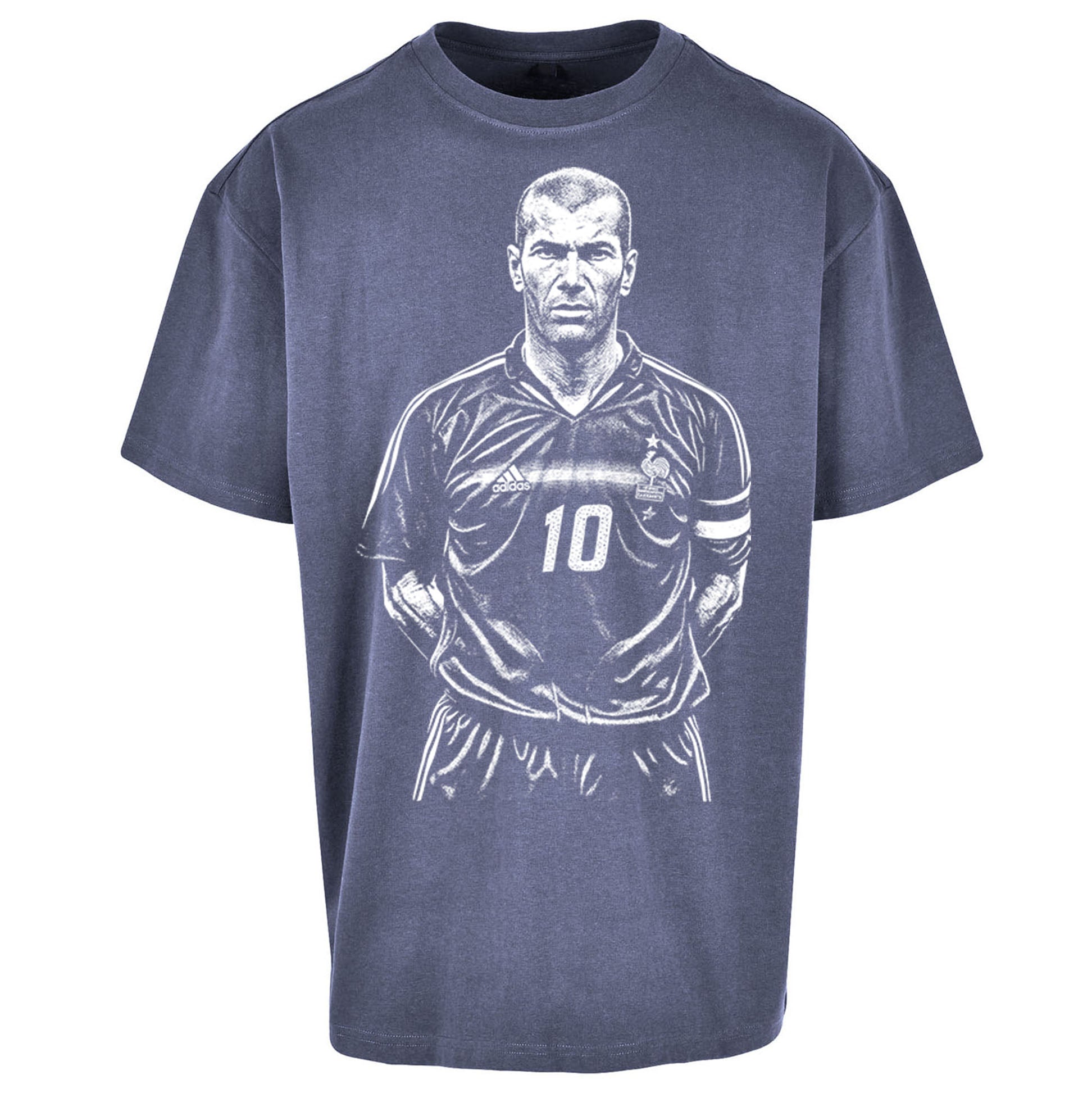 Zidane France 10 Oversized T Shirt