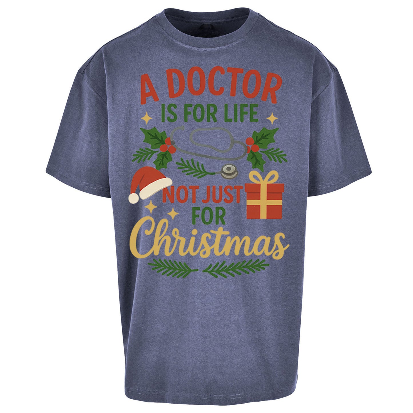 Doctor Christmas Oversized T Shirt