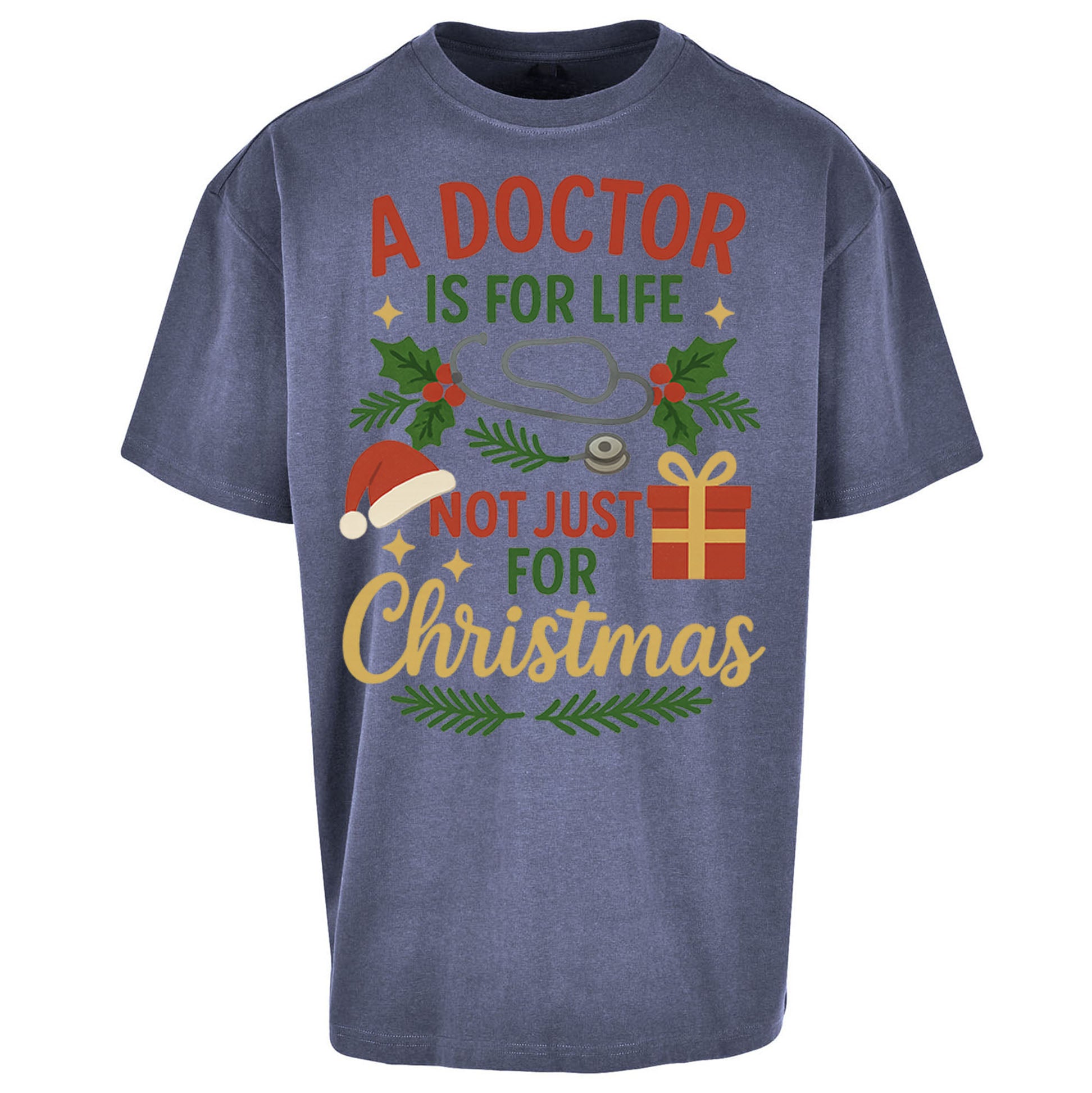 Doctor Christmas Oversized T Shirt