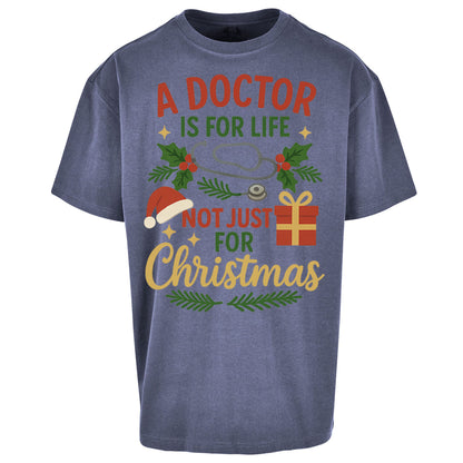 Doctor Christmas Oversized T Shirt