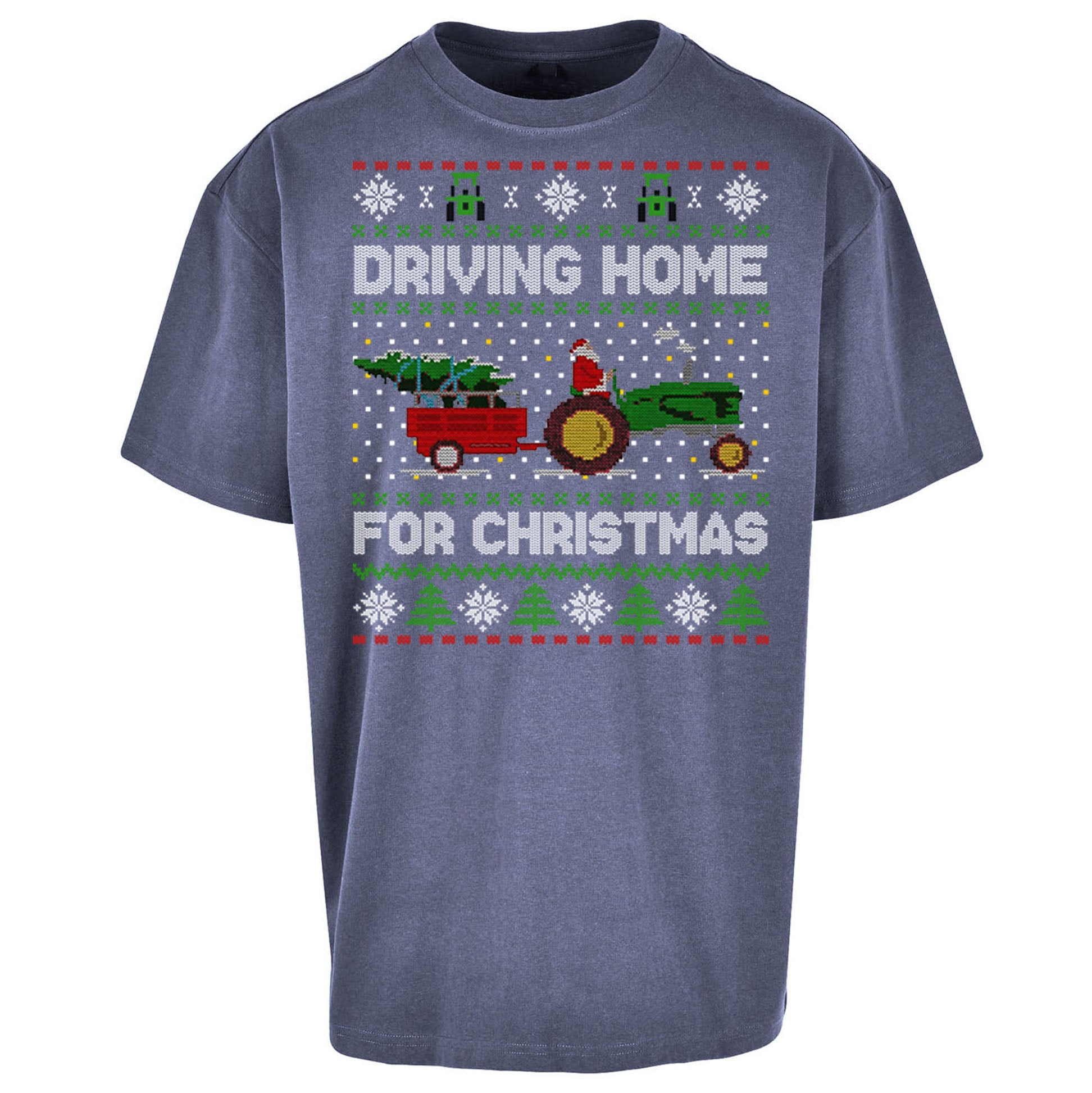 John Deere Christmas Oversized T Shirt