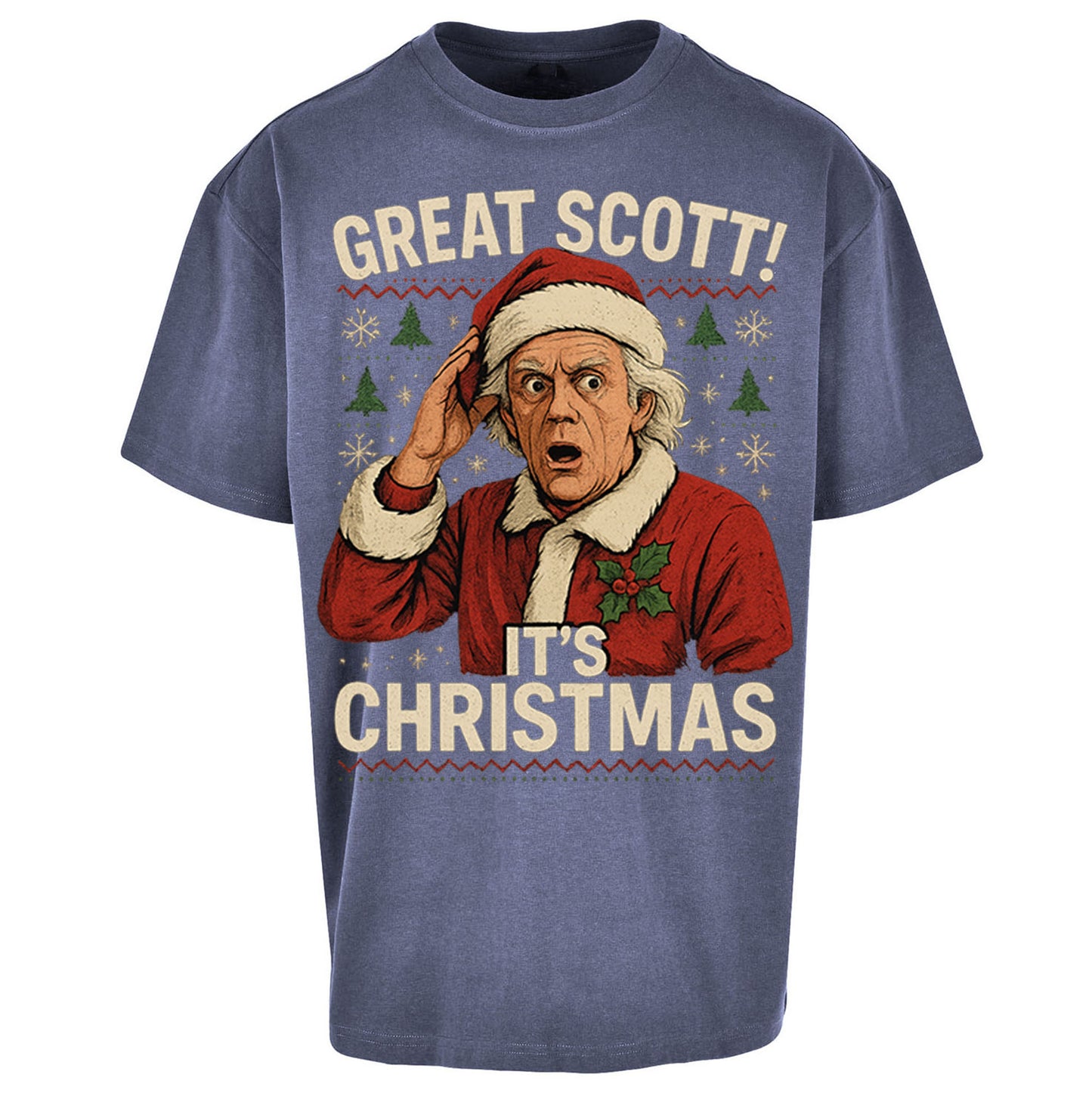 Back to the Future Doc Brown Oversized T Shirt 