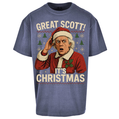 Back to the Future Doc Brown Oversized T Shirt 