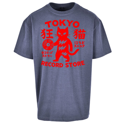 Tokyo Record Store Oversized T Shirt