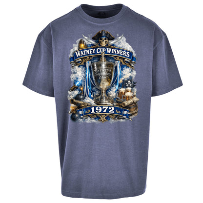 Retro Bristol Rovers Football Oversized T Shirt