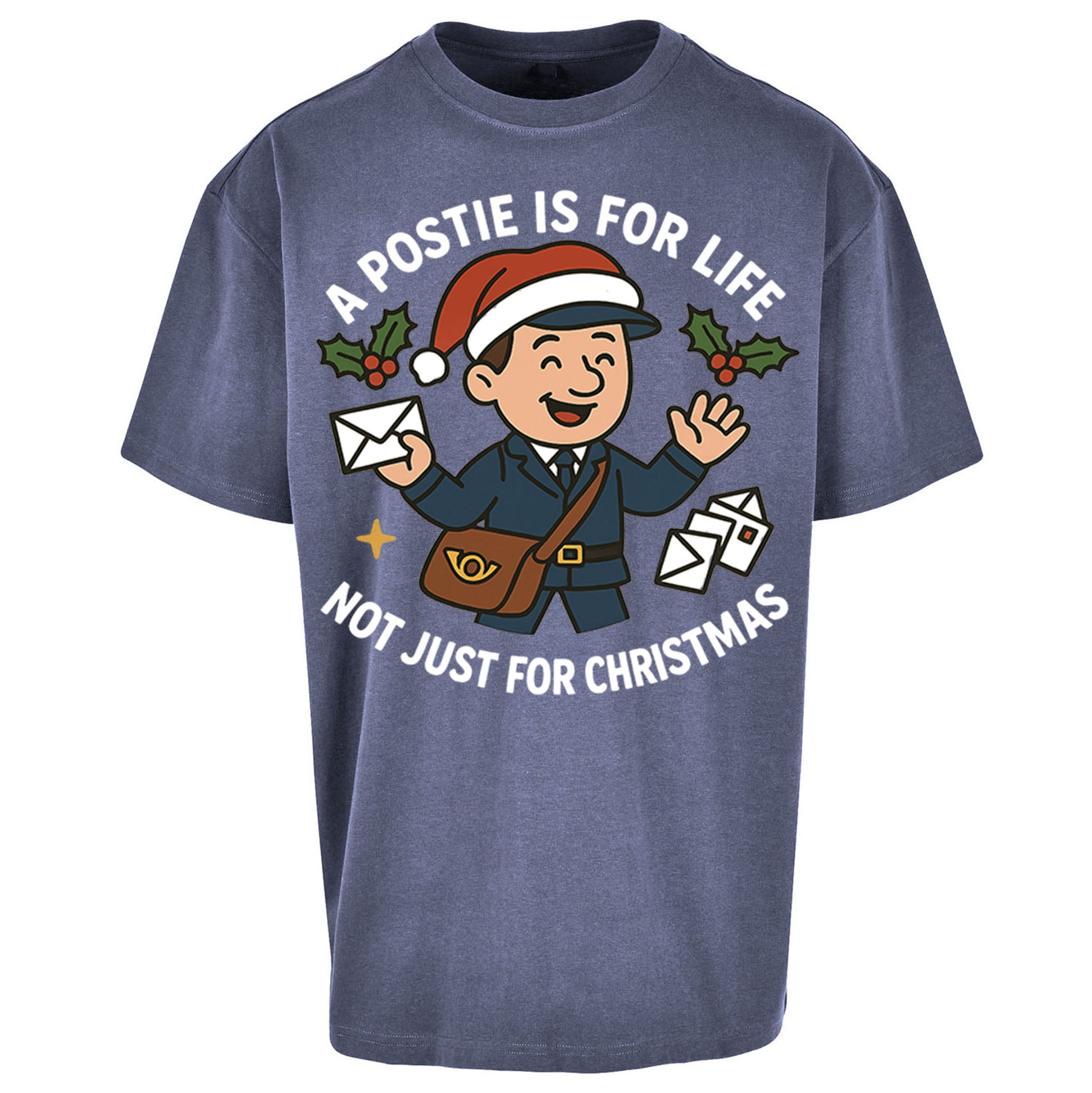 Postie Christmas Oversized T Shirt