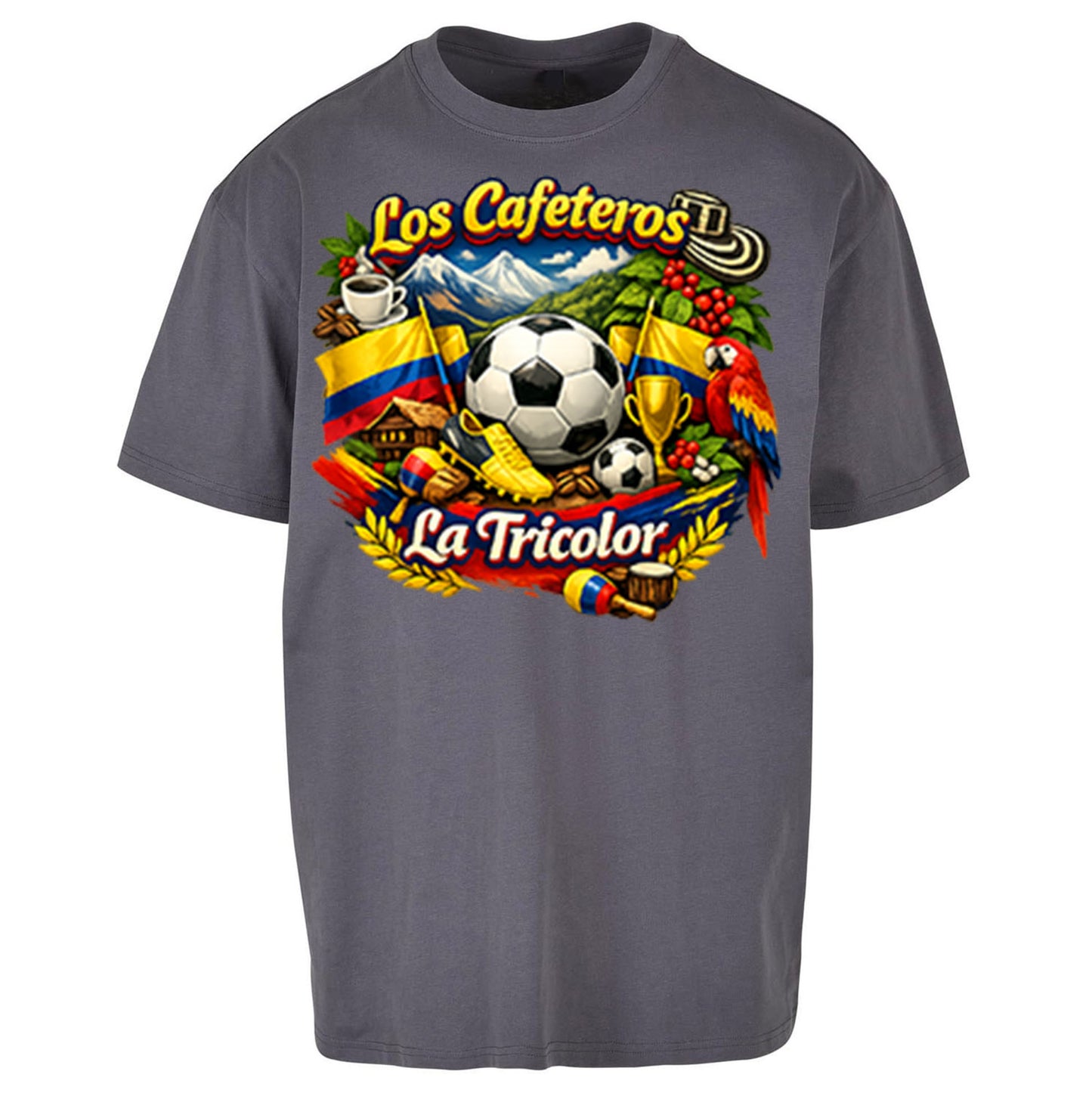 Colombia Football Oversized T Shirt