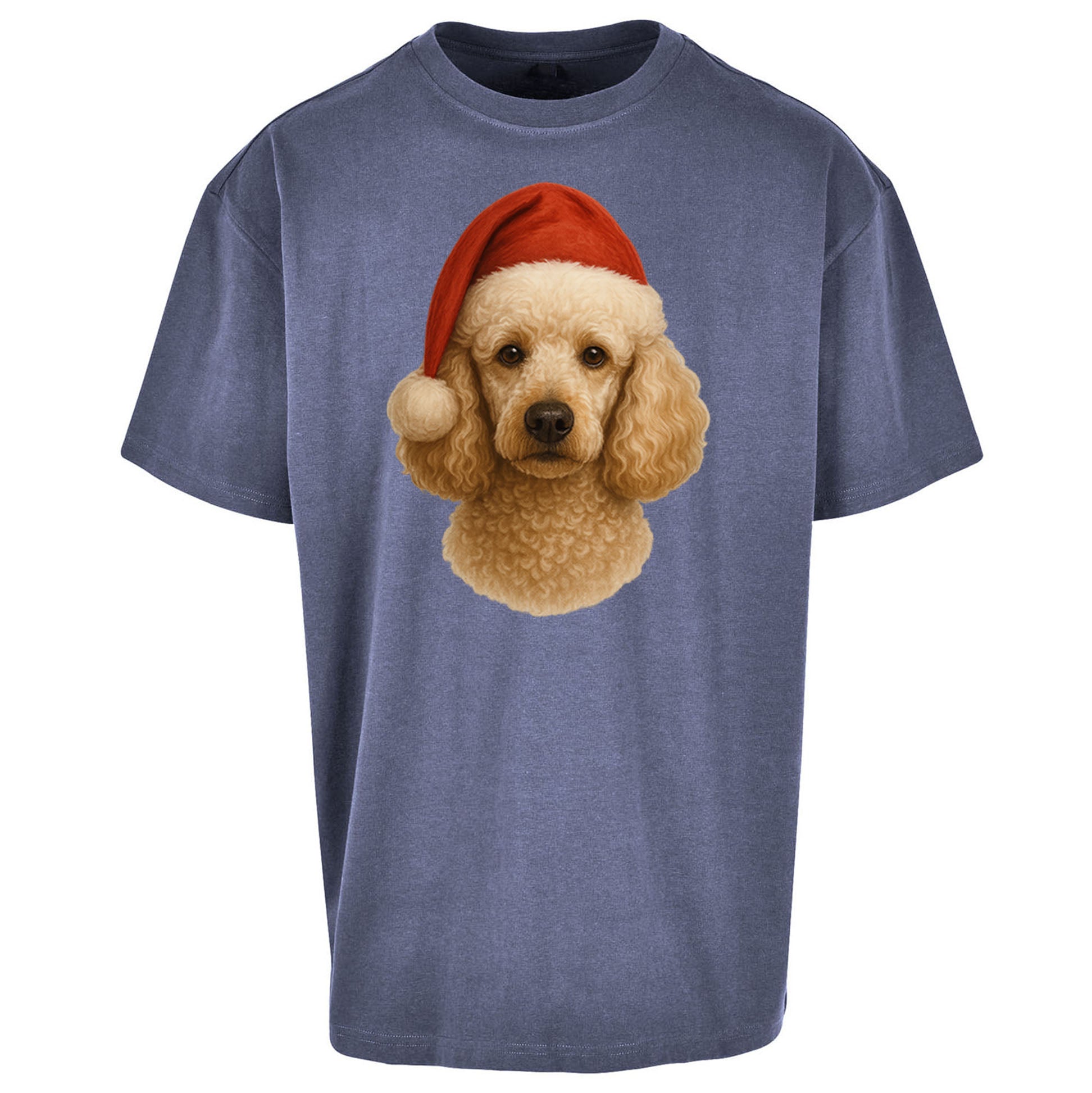 Poodle Face Oversized T Shirt