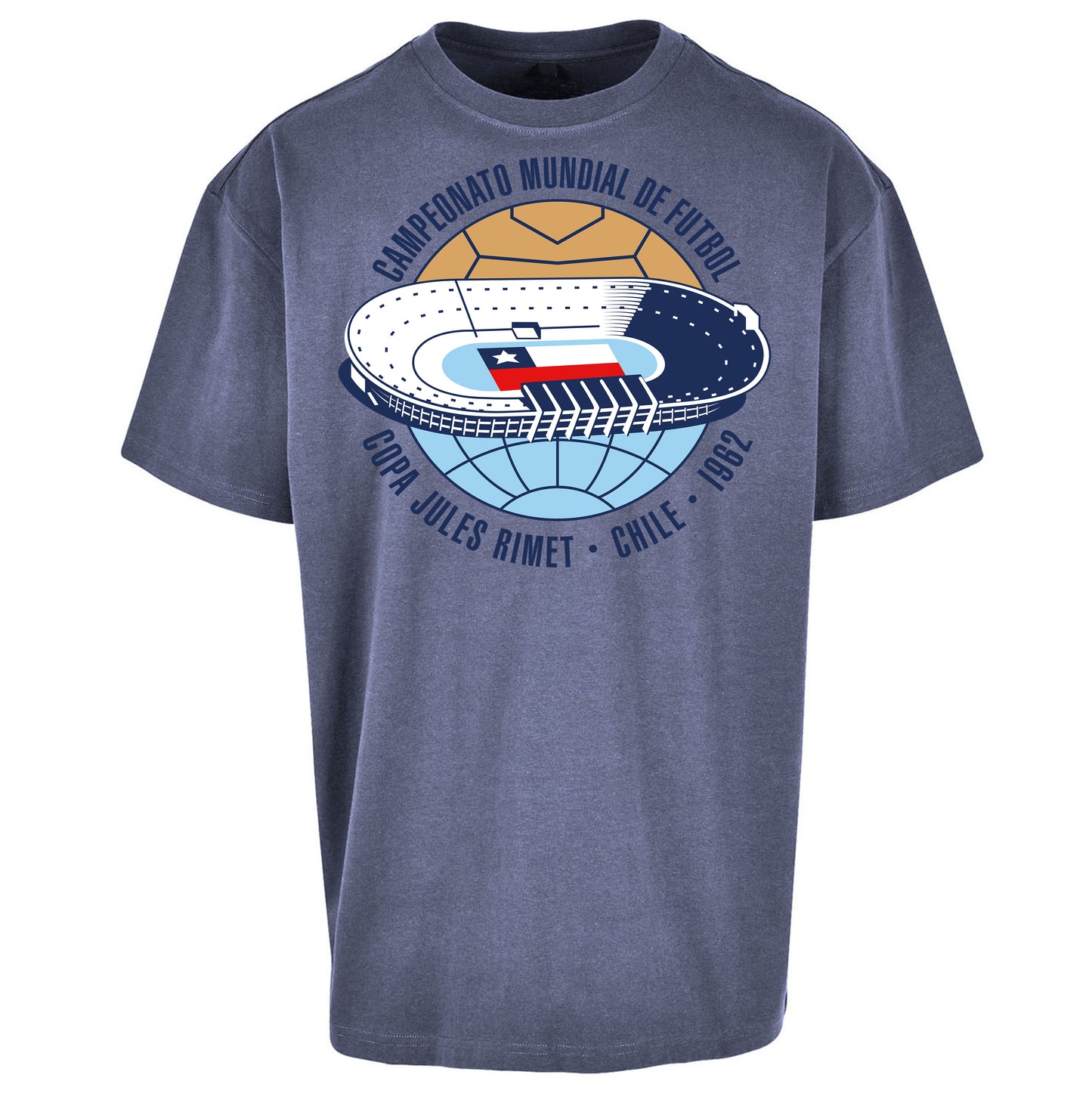 Chile 1962 Retro World Cup Oversized T Shirt