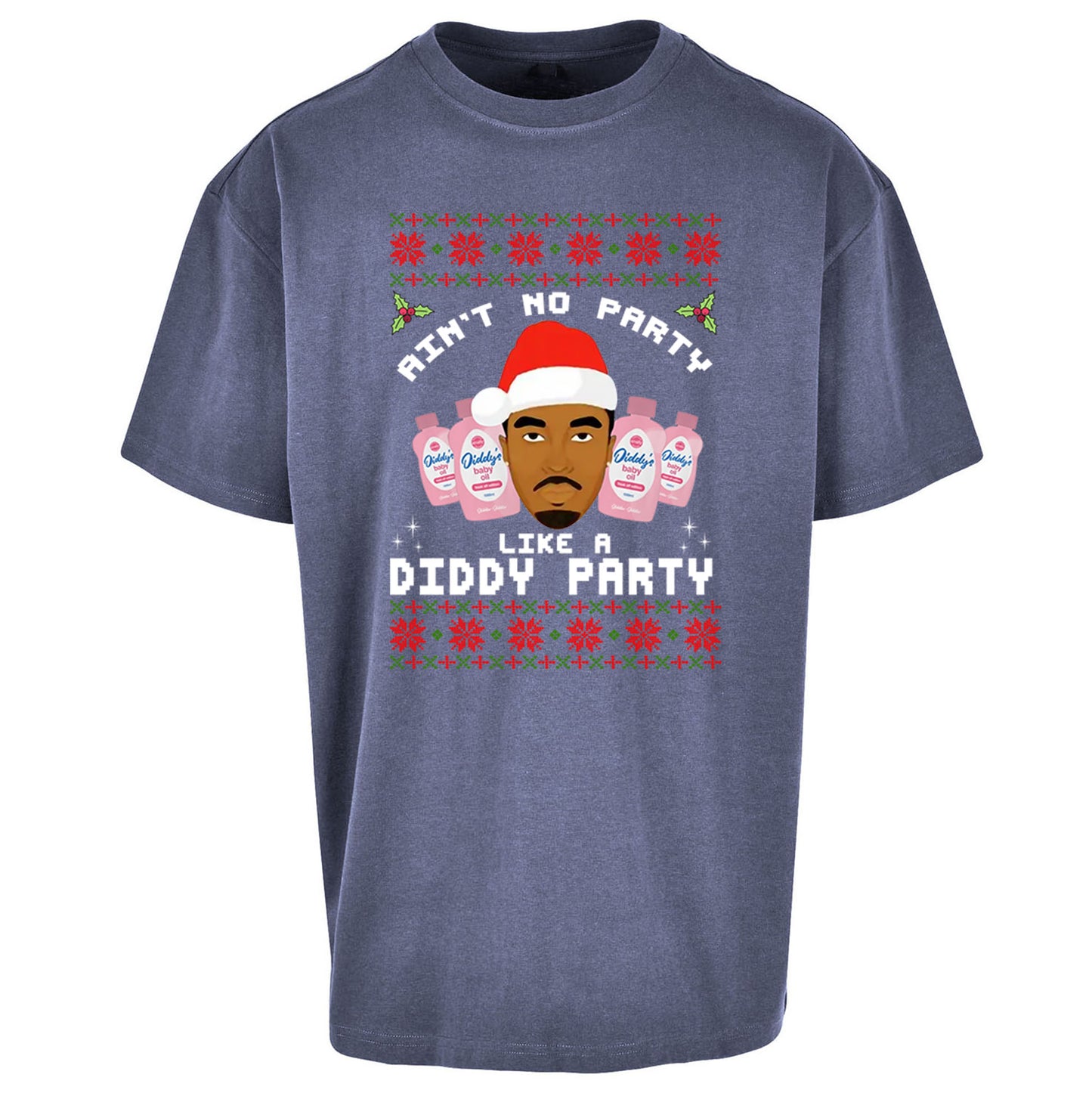 Diddy Christmas Oversized T Shirt