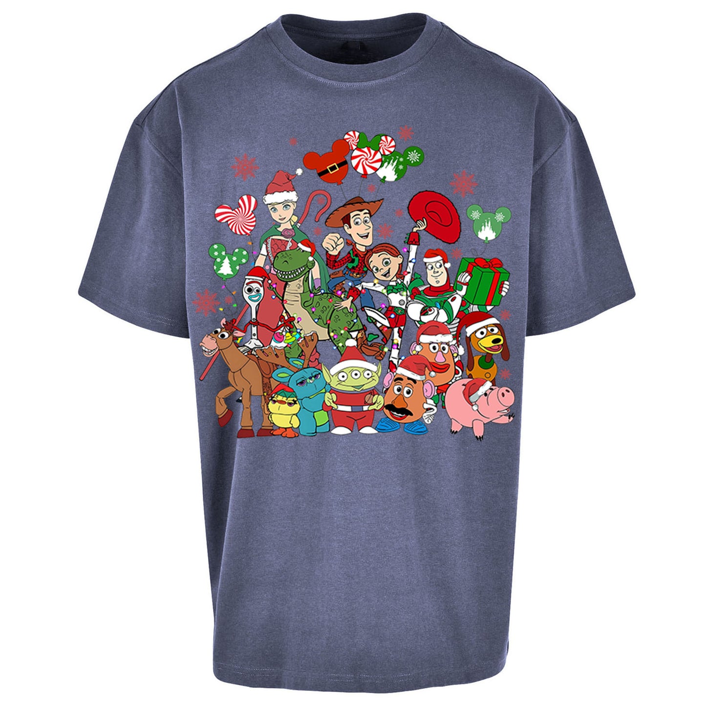 Toy Story Christmas Oversized T Shirt 
