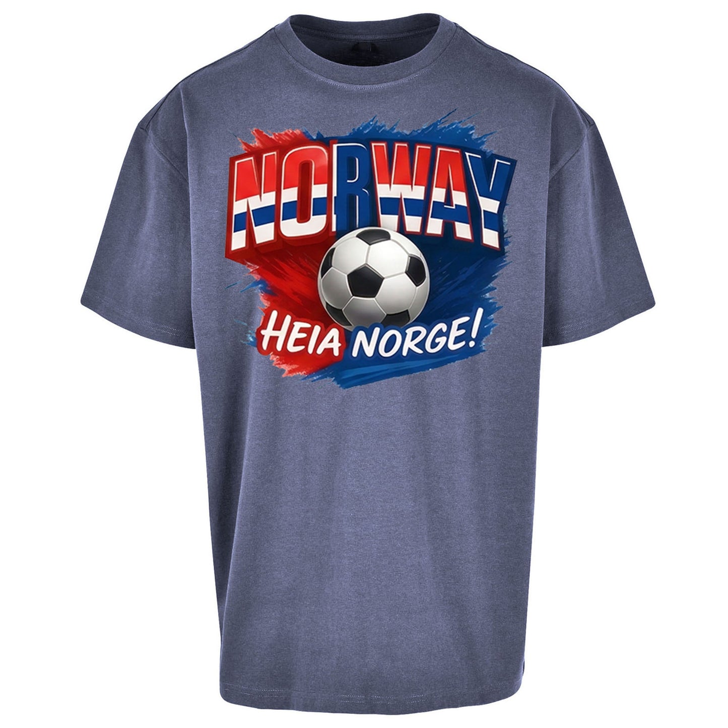 Norway Retro World Cup Oversized T Shirt