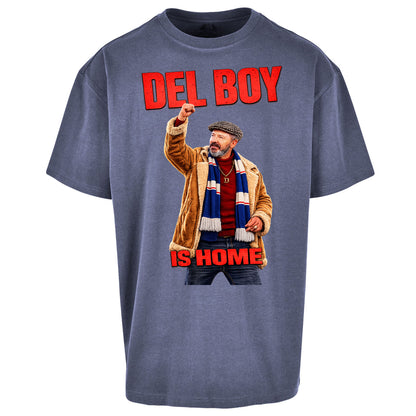 Del Boy Is Home Rangers Football - Oversized T Shirt