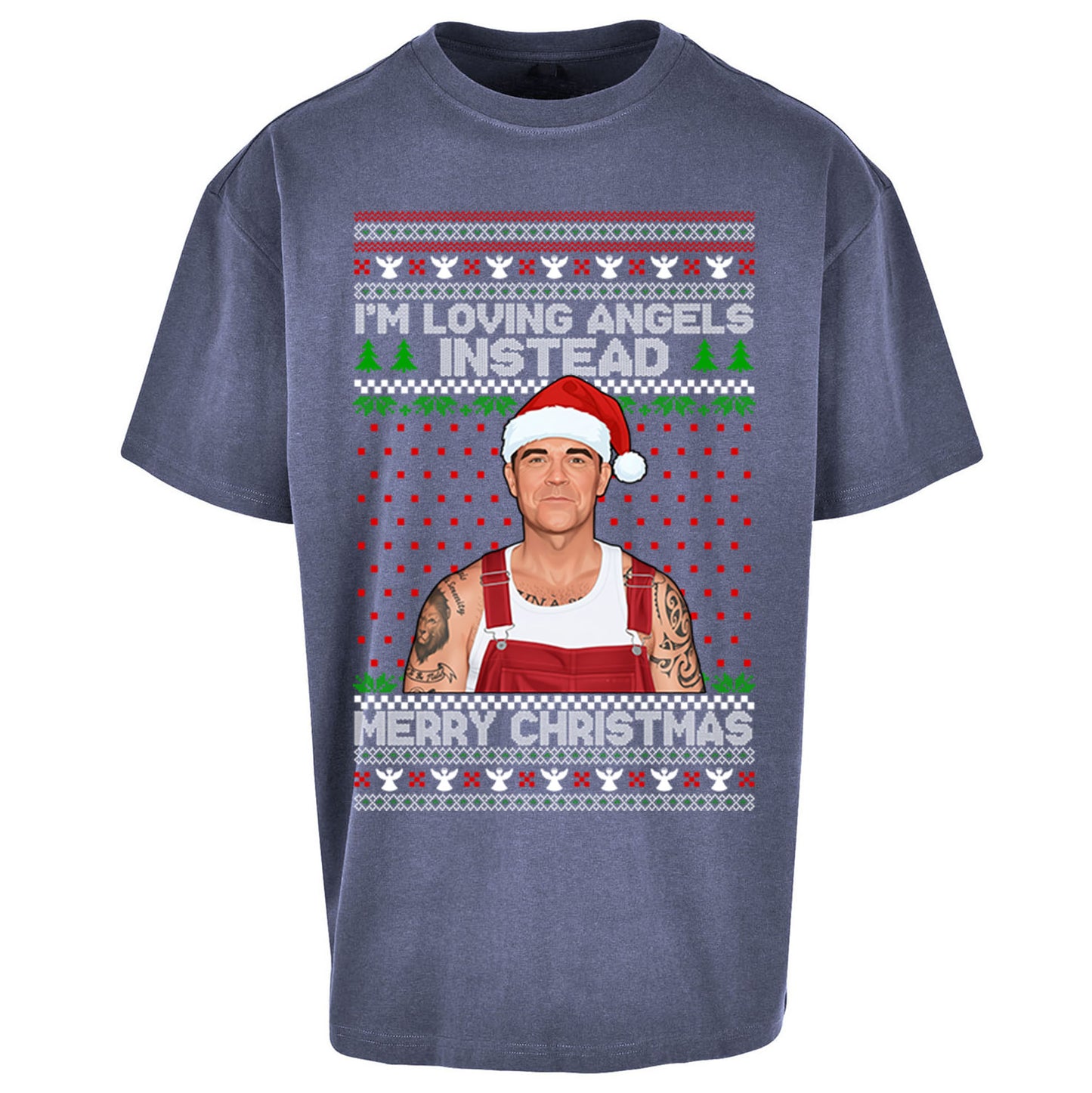 Robbie Williams Christmas Oversized T Shirt 