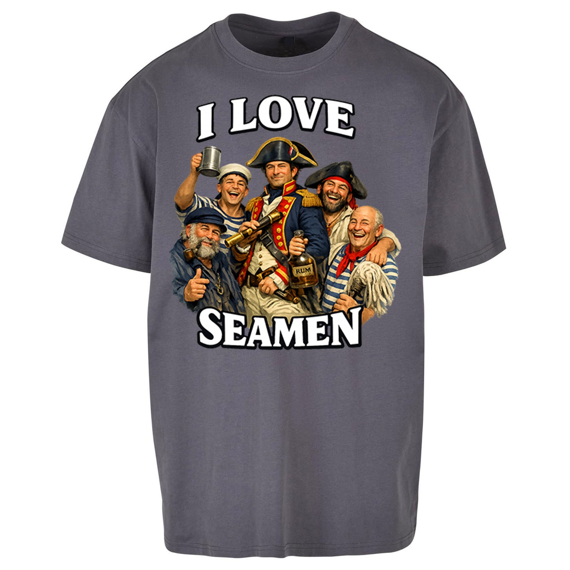 I Love Seamen Funny Cringe Meme Offensive  Oversized T Shirt
