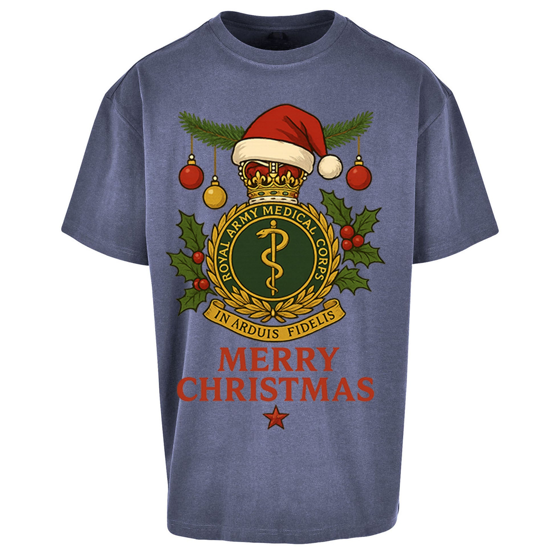 Royal Army Medical Corps Christmas Oversized T Shirt
