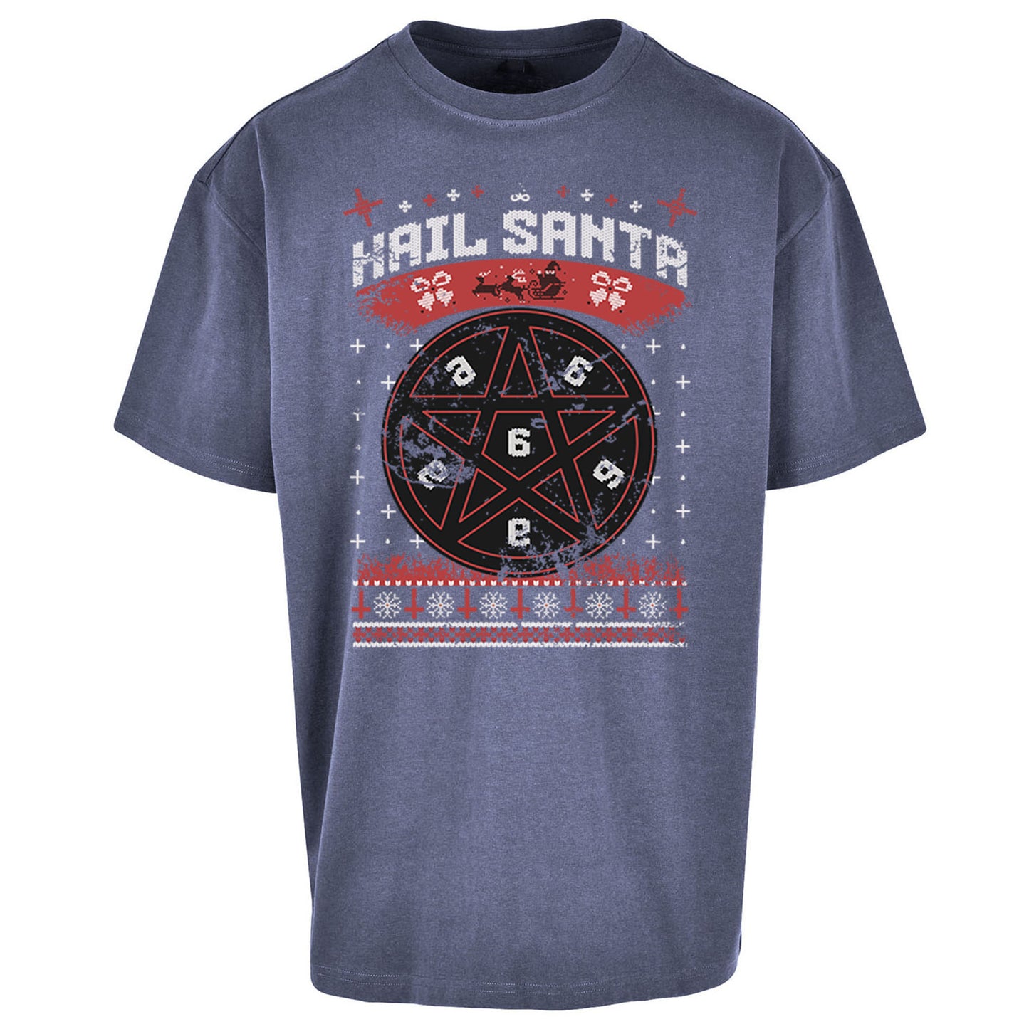 Hail Santa Oversized T Shirt