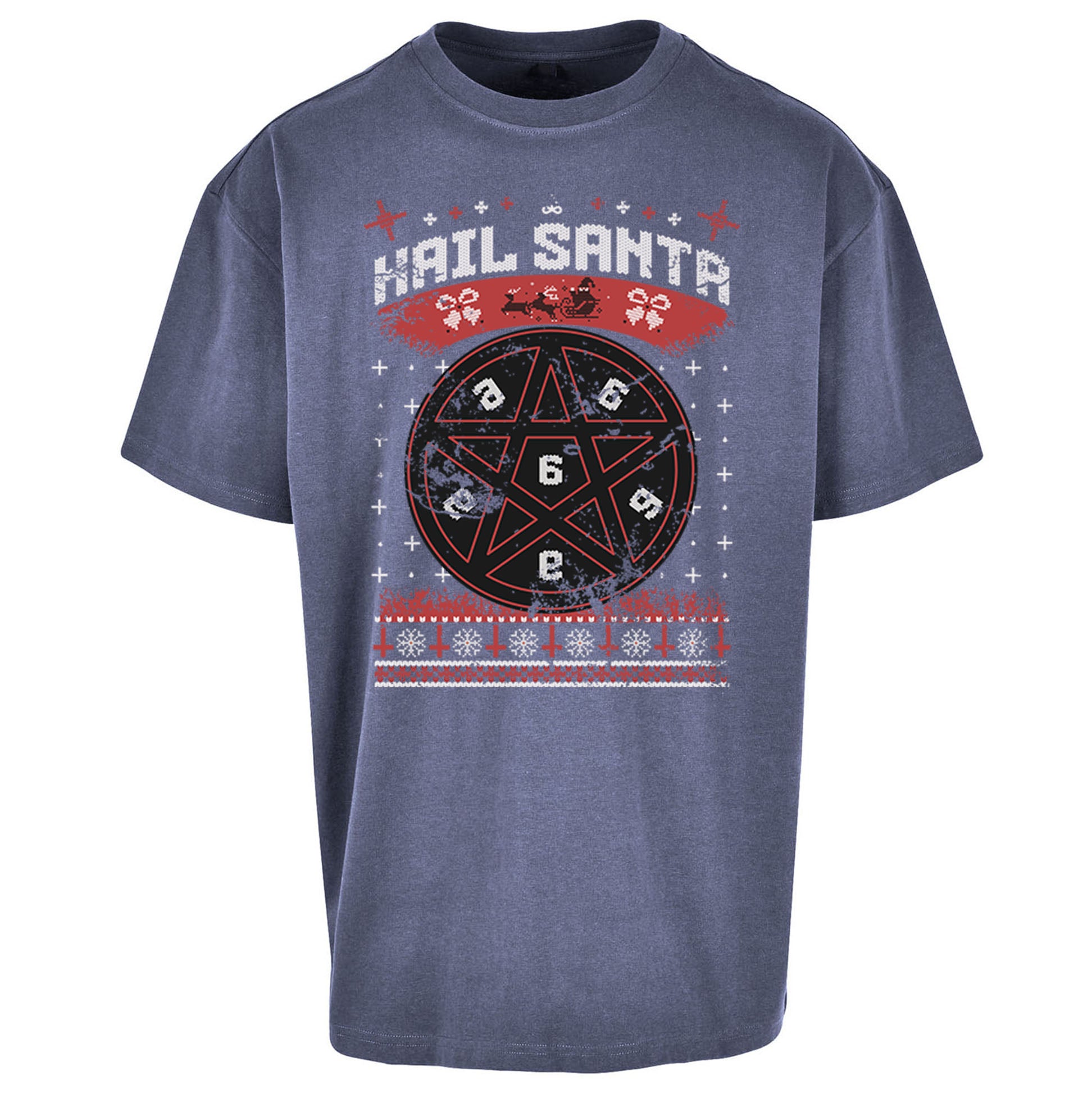 Hail Santa Oversized T Shirt