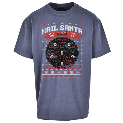 Hail Santa Oversized T Shirt