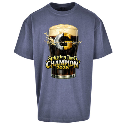 Splitting The G Champion - Oversized T Shirt