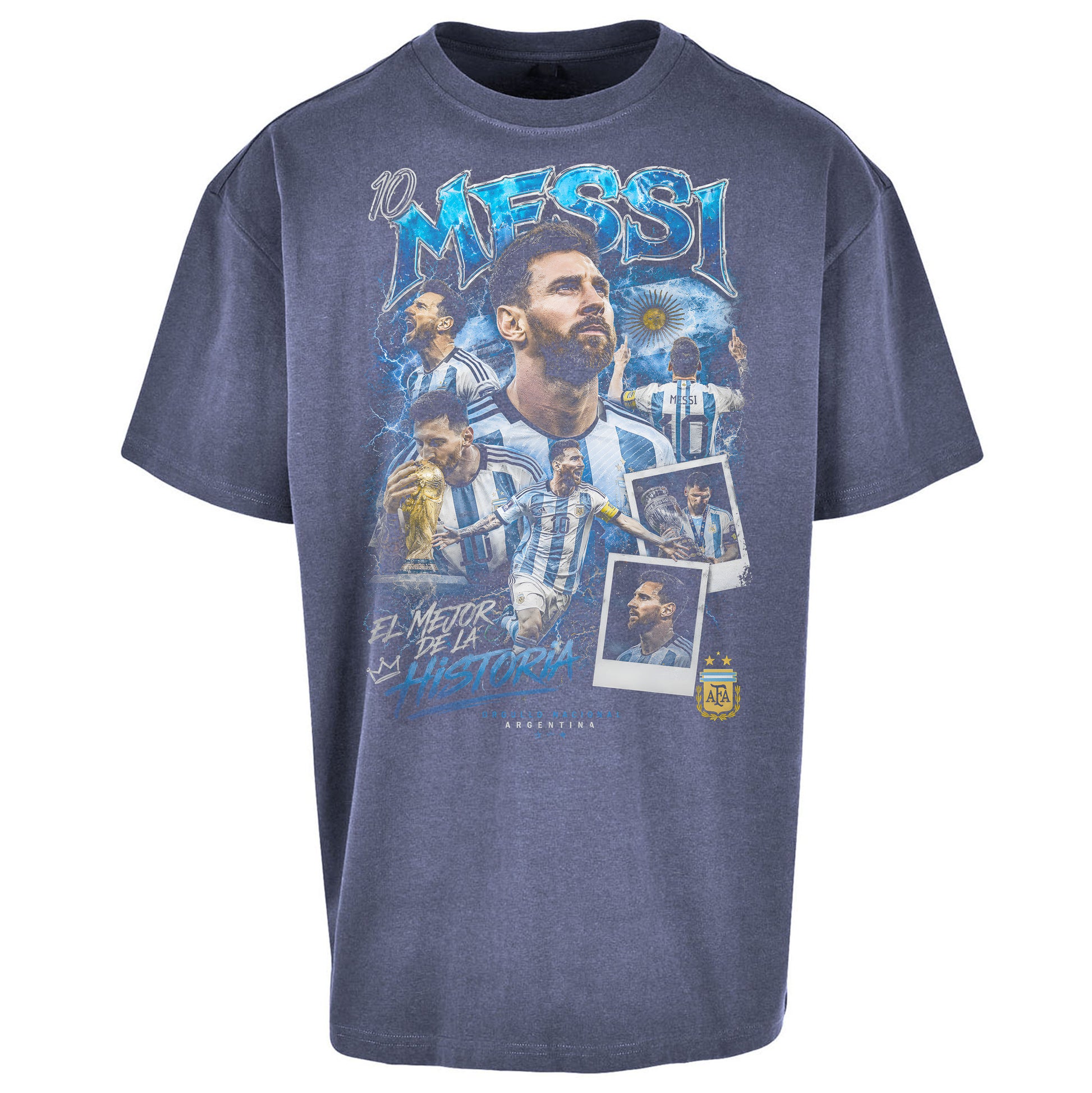 10 Messi Argentina Oversized T Shirt