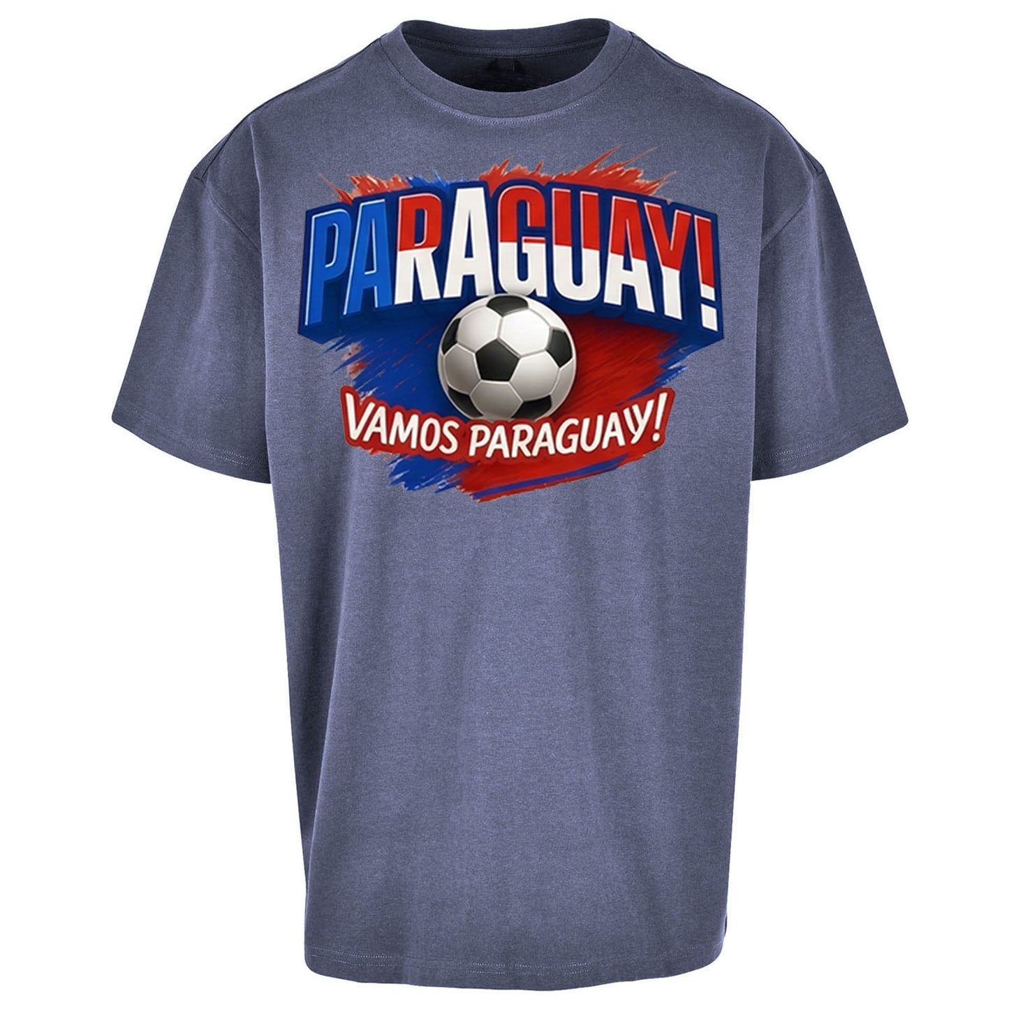 Paraguay Retro World Cup Oversized T Shirt 
