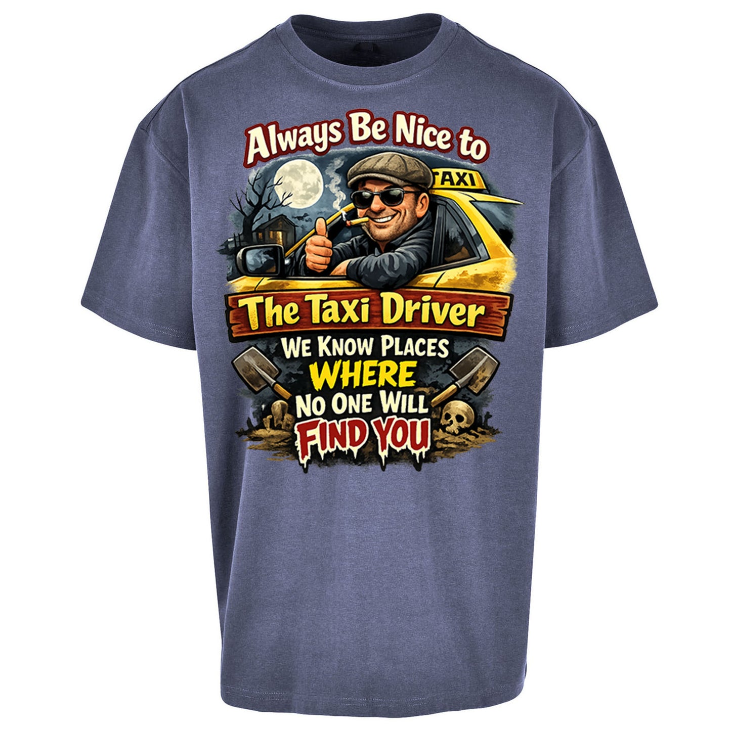 Taxi Driver Oversized T Shirt