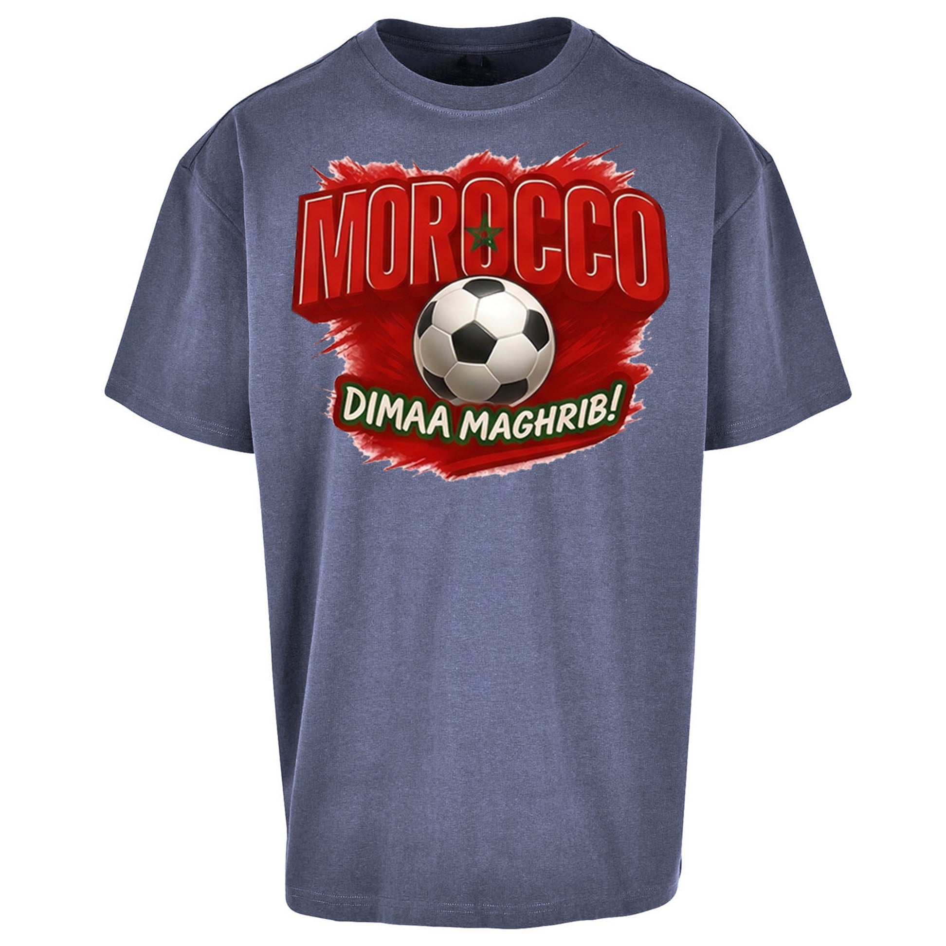 Morocco Retro World Cup Oversized T Shirt 