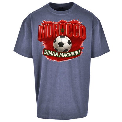 Morocco Retro World Cup Oversized T Shirt 