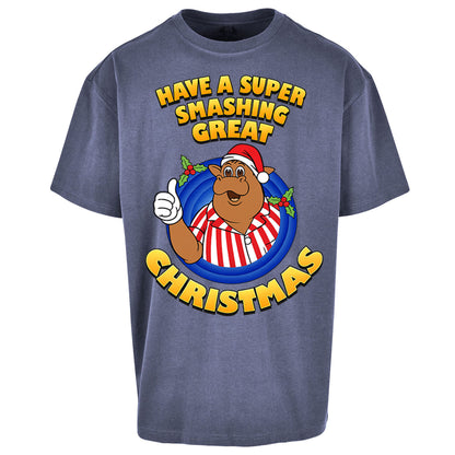 Bullseye Christmas Oversized T Shirt
