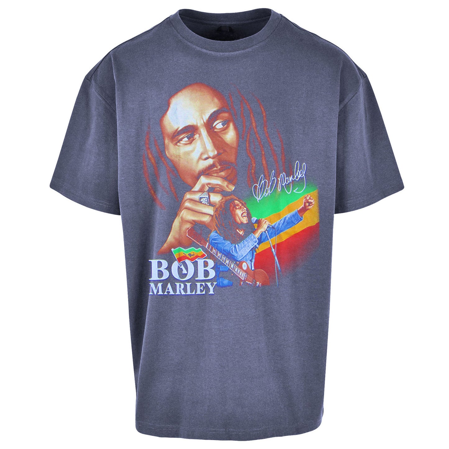 Bob Marley Iron Like A Lion Oversized T Shirt