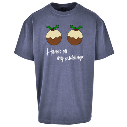 Christmas Puddings Oversized T Shirt