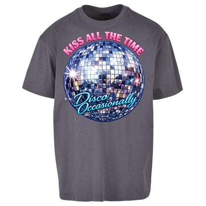 Kiss All The Time Disco Occasionally Oversized T Shirt