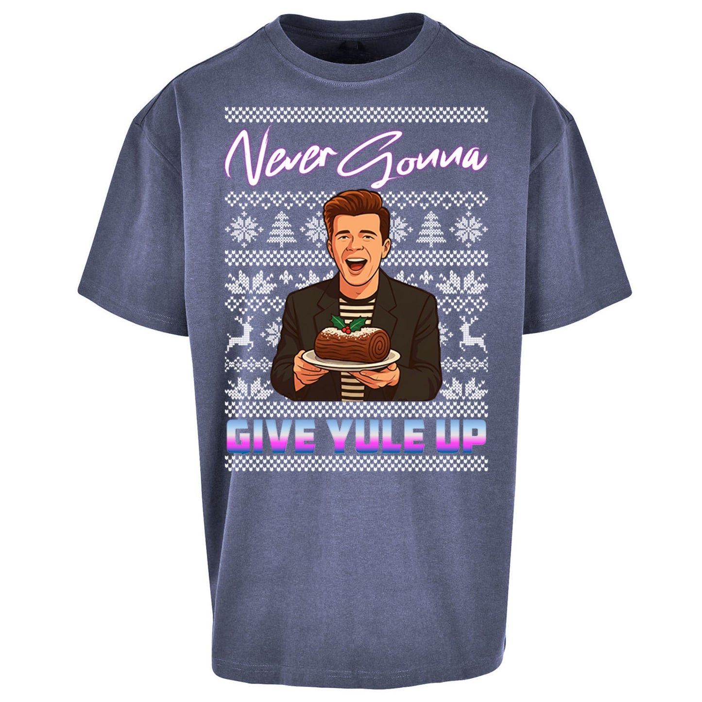 Rick Astley Christmas Oversized T Shirt