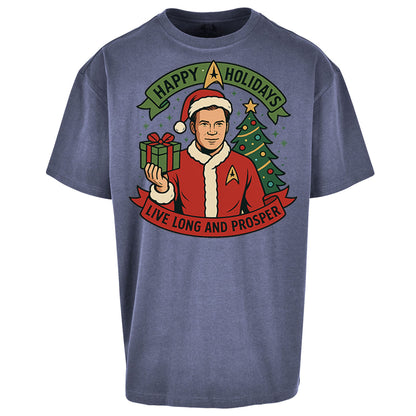 Star Trek Christmas Oversized T Shirt