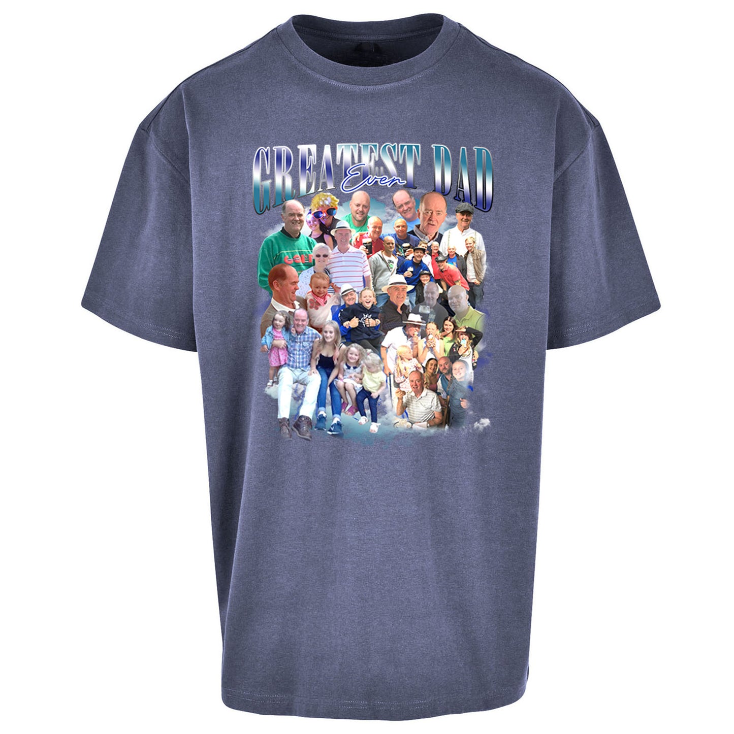 Fathers Day Personalised Oversized T Shirt