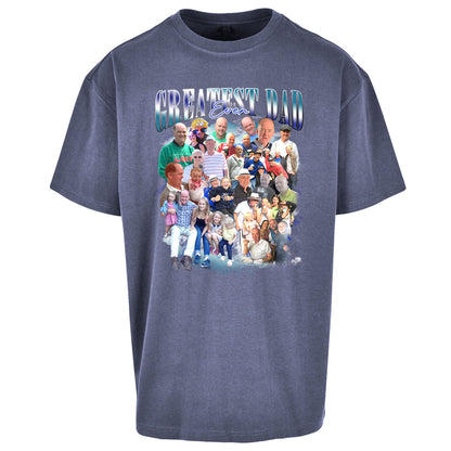 Fathers Day Personalised Oversized T Shirt
