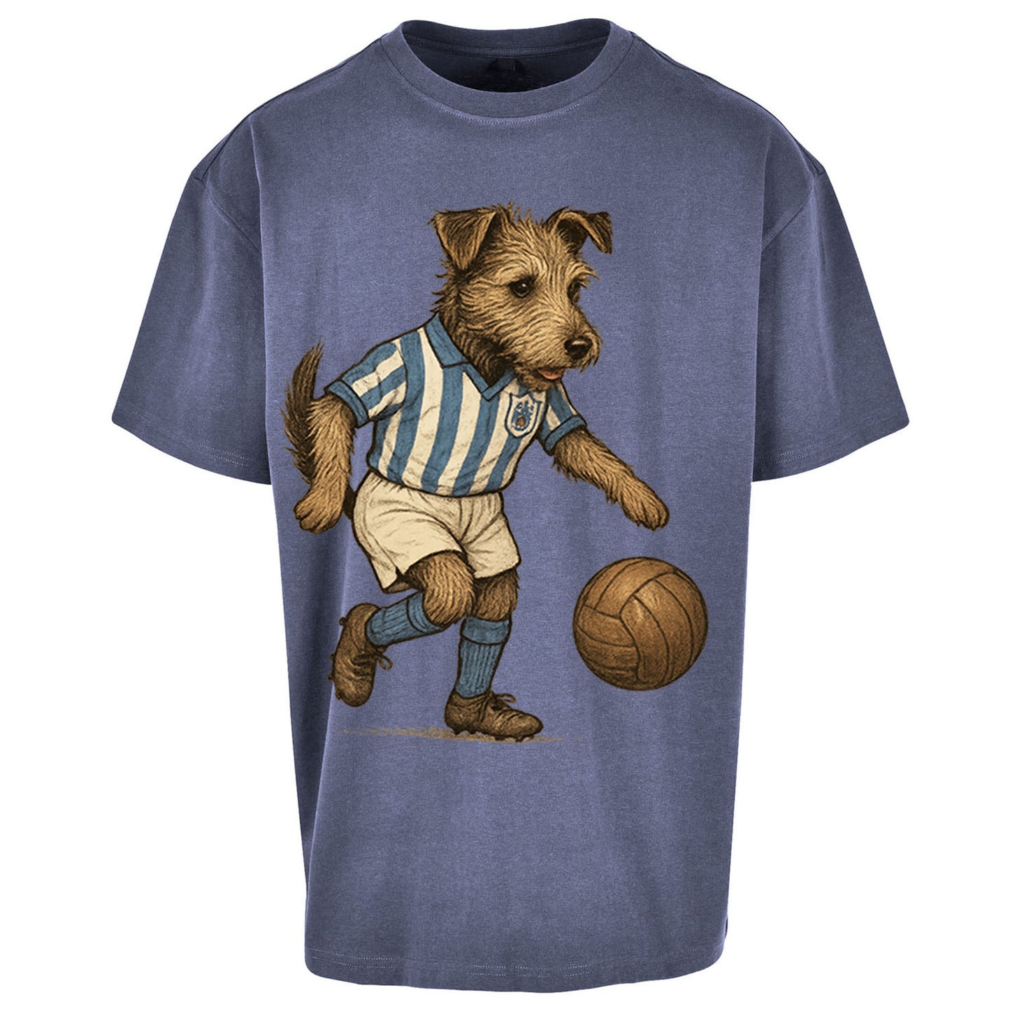 Retro Huddersfield Town Christmas - Oversized T Shirt